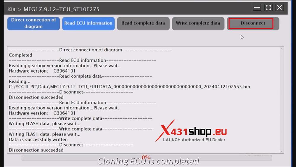 LAUNCH X431 ECU Tool Clone Kia Bosch MEG17.9.12 ECU Guide (6) LAUNCH X431 ECU Tool Clone Kia Bosch MEG17.9.12 ECU Guide (6)
