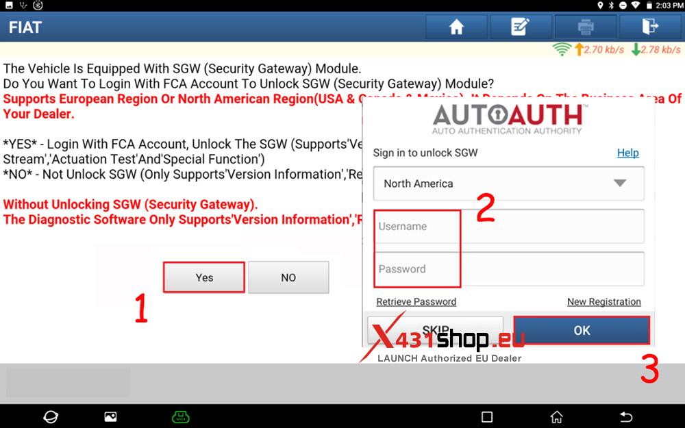 LAUNCH X431 PAD V ELITE Injector Adaptation on FIAT Pulse (3)