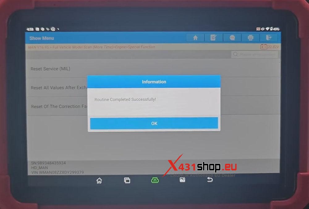 LAUNCH X431 PAD V ELITE MAN TGM Truck PDF Value Reset (8)
