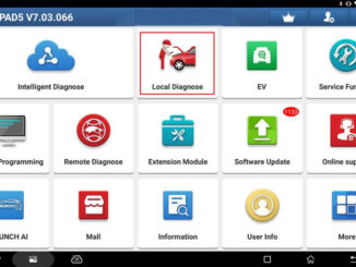 LAUNCH X431 PAD V Programming Ford Fuel Fired Booster Heater (1)