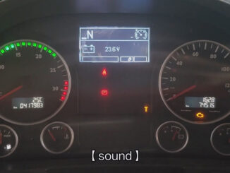 LAUNCH X431 V+ HD Test MAN TGM (Fire Truck) Dimmer & Buzzer (10)