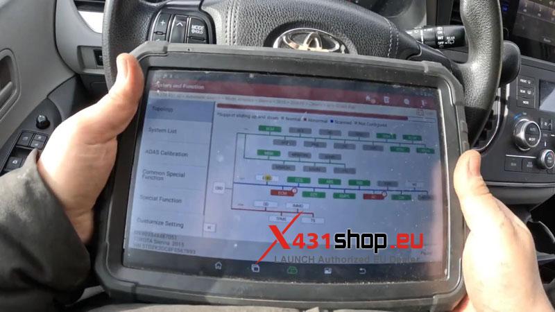 fix toyota sienna crank no start with launch x431 pro3s elite 3