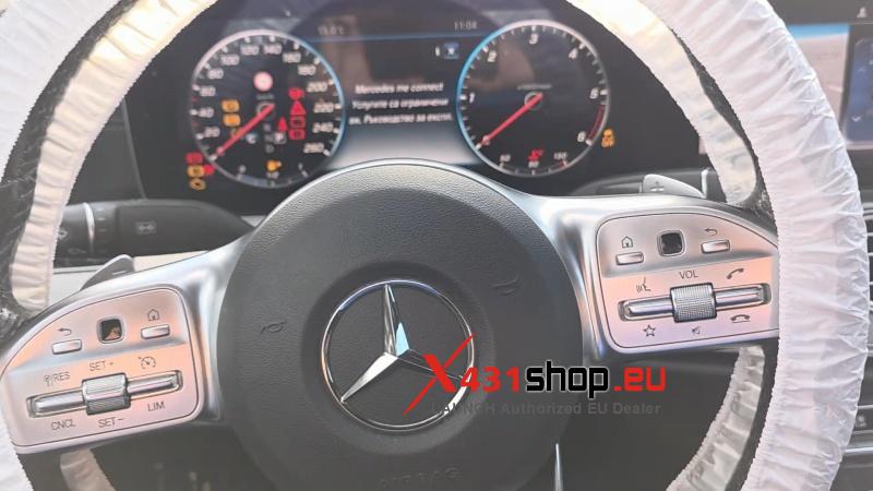 how to check benz w213 real mileage by launch x431 pad7 1