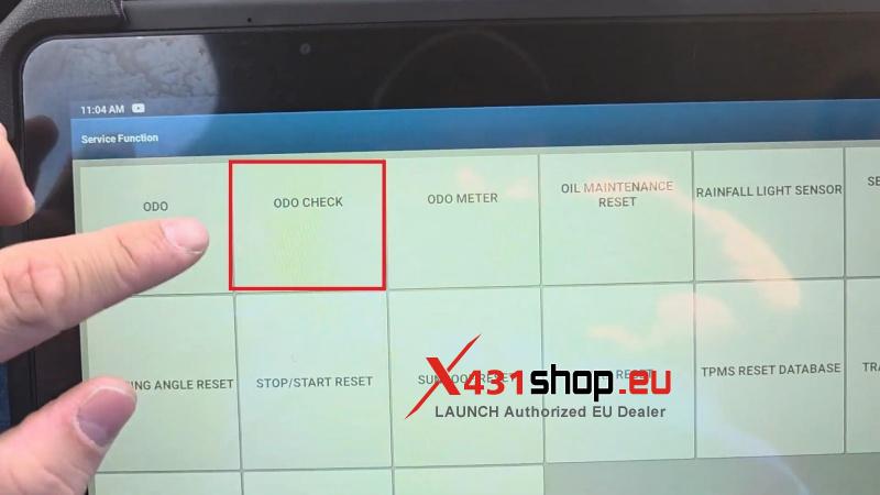 how to check benz w213 real mileage by launch x431 pad7 3