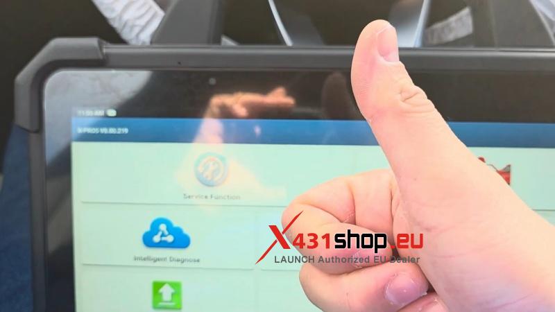 how to check benz w213 real mileage by launch x431 pad7 8