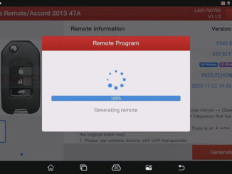 LAUNCH X431 IMMO Tool Adds New Keys to Honda Vehicle (6)