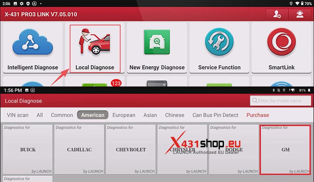 LAUNCH X431 Tool Fuel Pump Power Control Module Reset on GM Suburban (1) LAUNCH X431 Tool Fuel Pump Power Control Module Reset on GM Suburban (1)