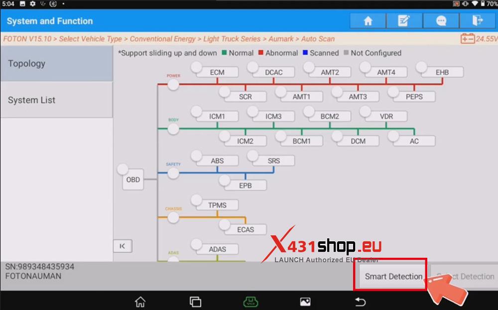 LAUNCH X431 V+(PRO3) HD Cutout Cylinder Test on Foton Pilot (4)