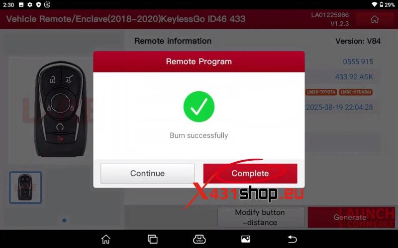 how to program buick gl8 smart keys with launch x431 immo elite 3 how to program buick gl8 smart keys with launch x431 immo elite 3