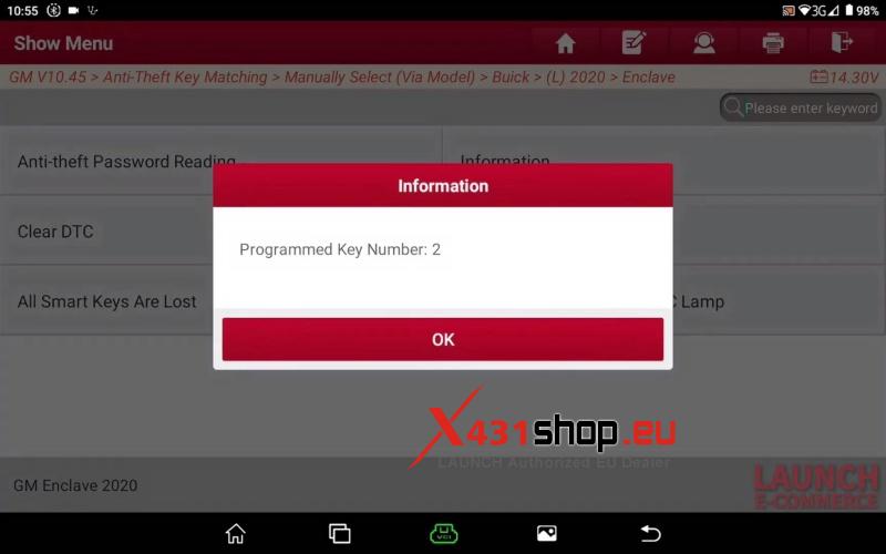 how to program buick gl8 smart keys with launch x431 immo elite 7 how to program buick gl8 smart keys with launch x431 immo elite 7