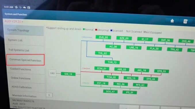 how to reset audi a5 oil service with launch x431 pad7 3