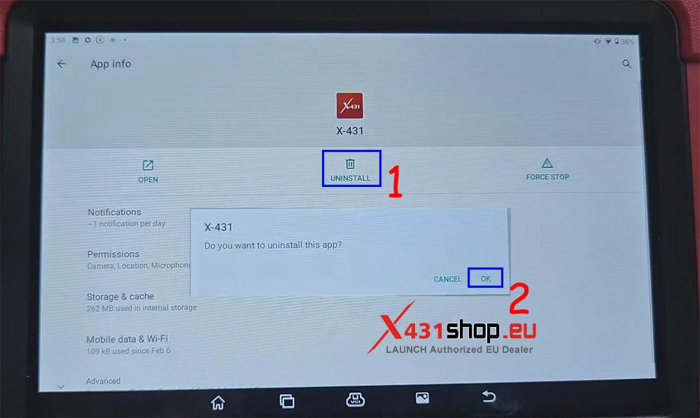 How to reinstall LAUNCH X431 diagnostic software X 431 APP (2)