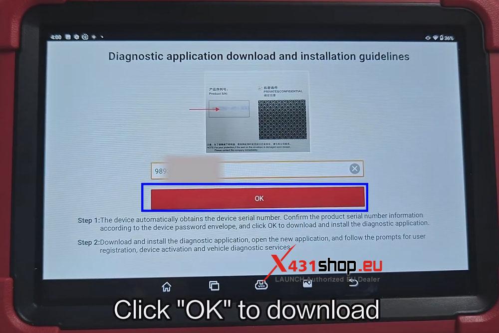 How to reinstall LAUNCH X431 diagnostic software X 431 APP (7)