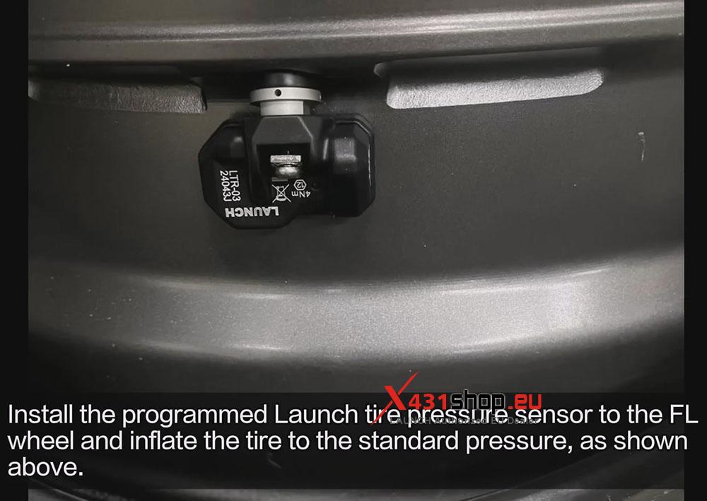LAUNCH CRT5011 V2 Tire Pressure Learning on 2019 BMW 730Li (7) LAUNCH CRT5011 V2 Tire Pressure Learning on 2019 BMW 730Li (7)