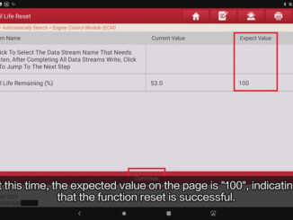 LAUNCH X431 PRO3 V+ ELITE Reset Engine Oil Life on GM Suburban (7)