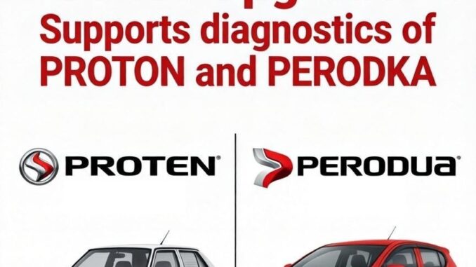 LAUNCH CRP12X series add PROTON and PERODUA