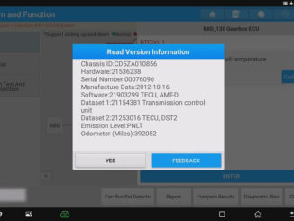 LAUNCH X431 PAD Gearbox Clutch Learning on UD CG5 truck (5)