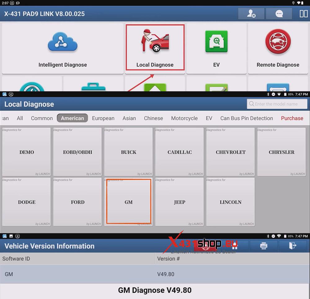 LAUNCH X431 PAD Suspension Height Sensor Reset for GMC Yukon (1) LAUNCH X431 PAD Suspension Height Sensor Reset for GMC Yukon (1)