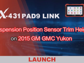 LAUNCH X431 PAD Suspension Height Sensor Reset for GMC Yukon Featured Image