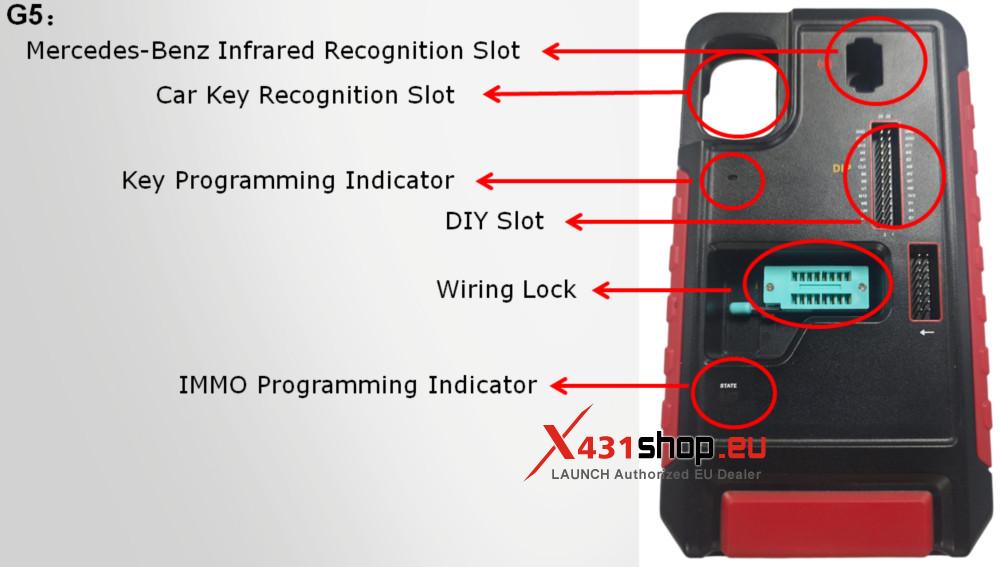 X431 G5 Appearance and Functional Area Introduction (1)