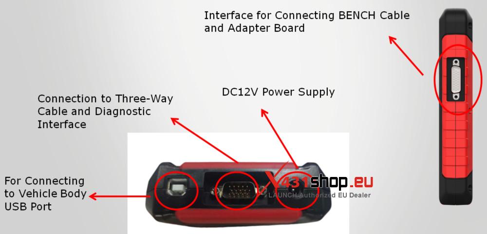 X431 G5 Appearance and Functional Area Introduction (2)