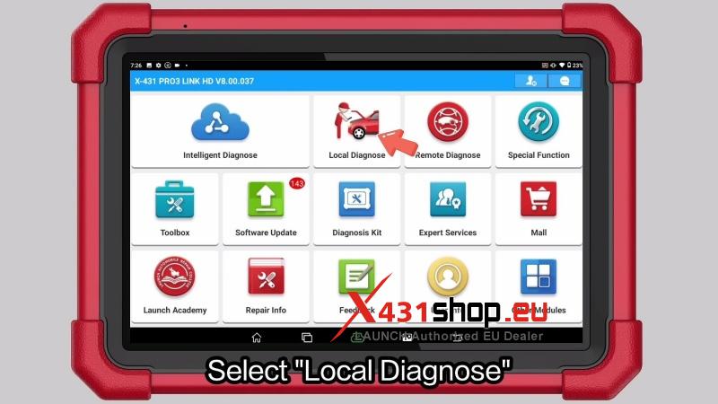 how to do a c relay actuator test on 2020 sany c8 with launch x431 pad5 1