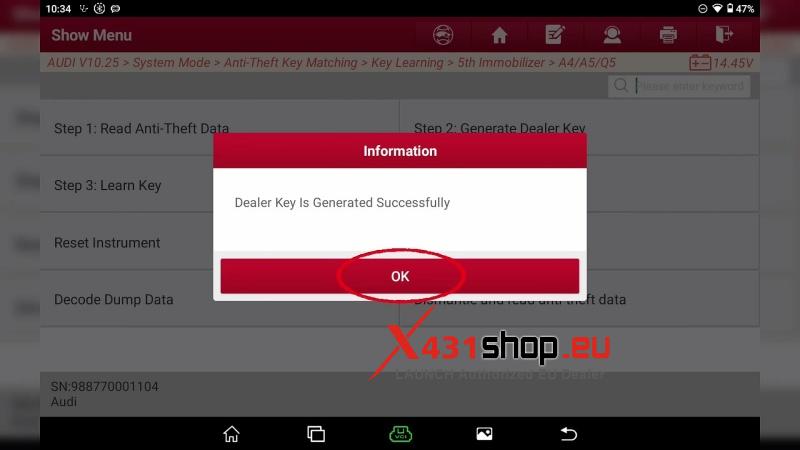 how to program audi a4 keys with launch x431 immo plus immo elite 7