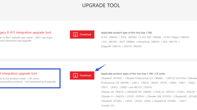 launch cr3001 upgrade software