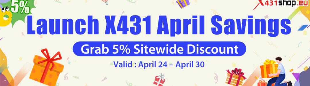 x431shop.eu April Savings banner