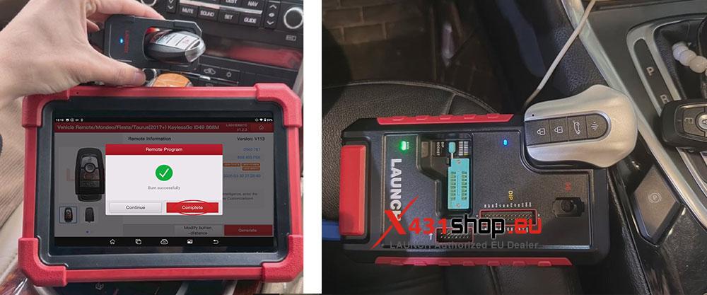 LAUNCH X431 IMMO PLUS Ford Edge Key Programming (3)