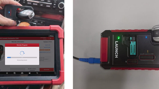 LAUNCH X431 IMMO Tool KeylessGo Programming on Maserati (3)