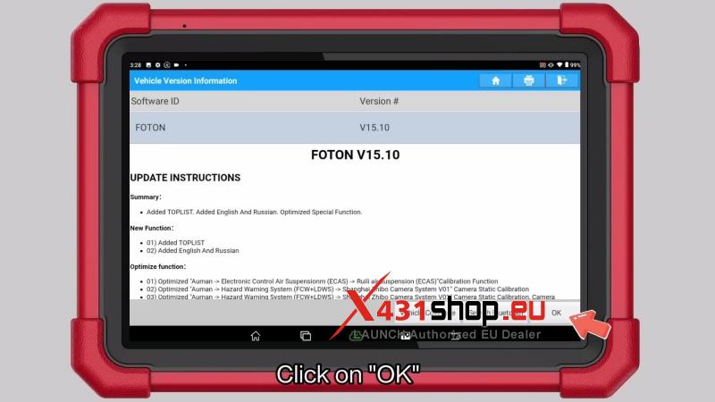 how to dpf regen 2018 foton aumark with launch x431 pad 5 2