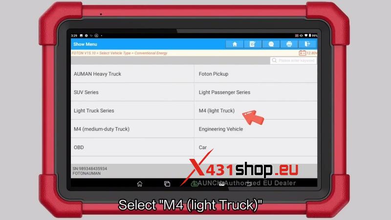 how to dpf regen 2018 foton aumark with launch x431 pad 5 4