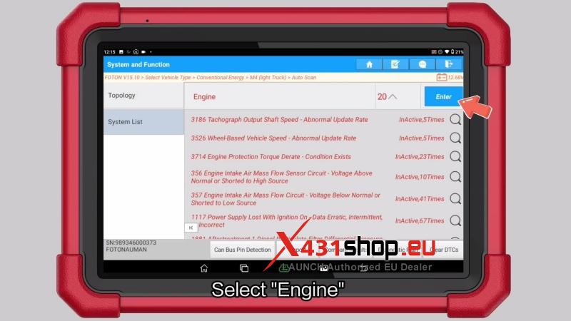 how to dpf regen 2018 foton aumark with launch x431 pad 5 6
