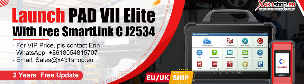 launch x431 pad vii elite banner