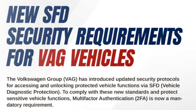 LAUNCH X431 Guide VAG SFD Multifactor Authentication Setup (1)
