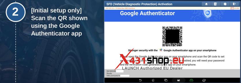 LAUNCH X431 Guide VAG SFD Multifactor Authentication Setup (3) LAUNCH X431 Guide VAG SFD Multifactor Authentication Setup (3)