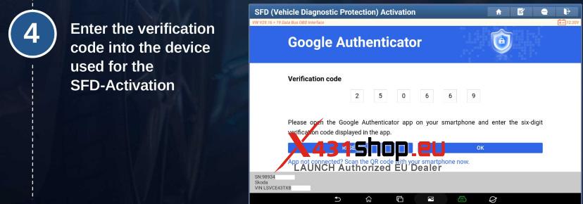 LAUNCH X431 Guide VAG SFD Multifactor Authentication Setup (4) LAUNCH X431 Guide VAG SFD Multifactor Authentication Setup (4)
