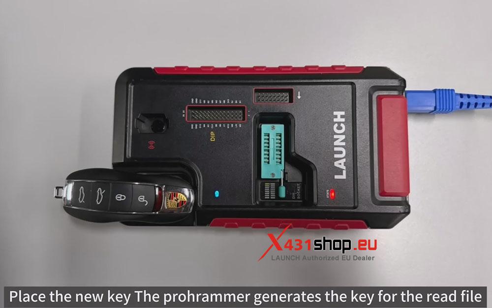 LAUNCH X431 IMMO PLUS Add Smart Keys for Porsche Macan (8)