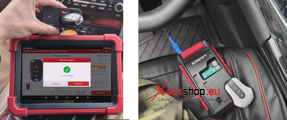 LAUNCH X431 IMMO PLUS Key Matching for Peugeot 3008 (3)