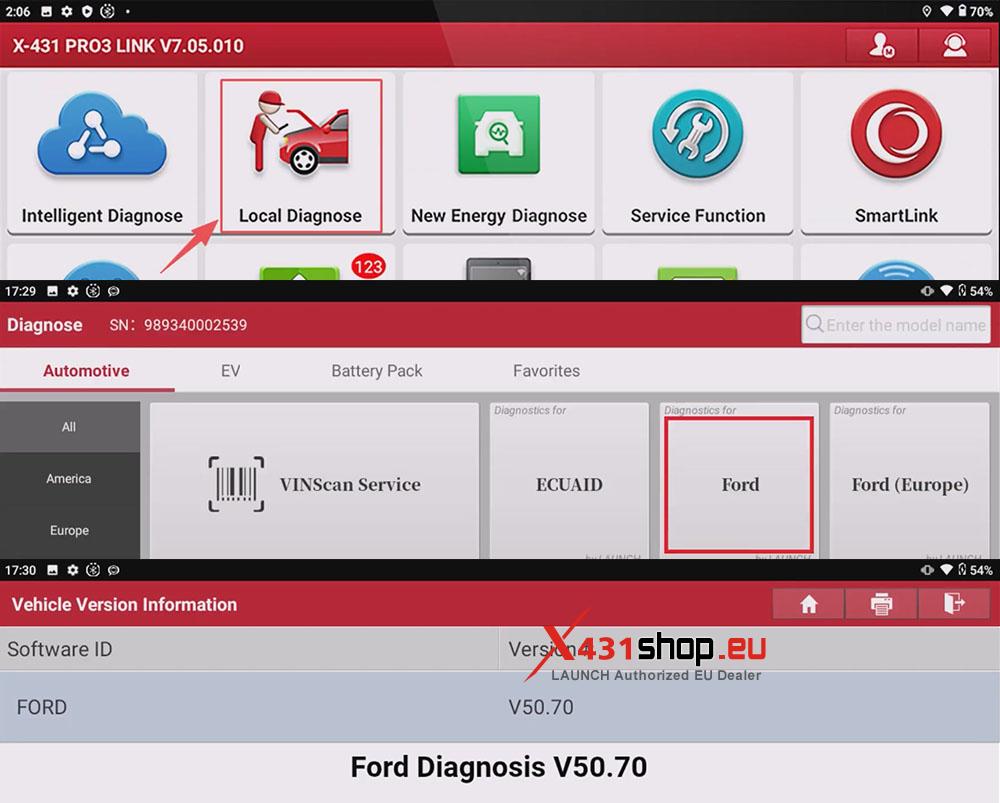 LAUNCH X431 PRO3 V+ ELITE Writes Odometer Value to 2023 Ford Transit (1)