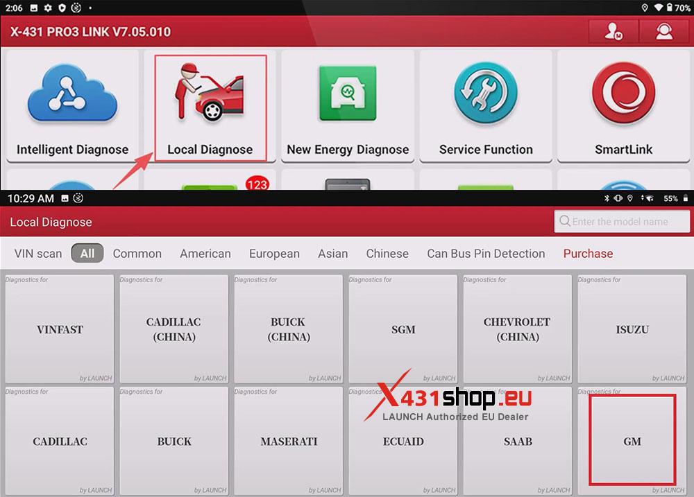 LAUNCH X431 Tool Clear Remote StartStop Logs on Suburban (1)
