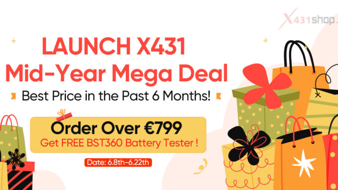 X431Shop.EU Mid Year Offers Poster