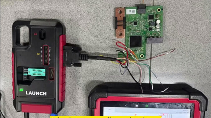 how to fix porsche cayenne bms failure with launch x431 immo plus 10