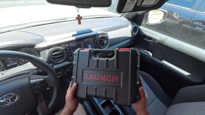launch x431 crp919e bt review test on a 2023 tacoma misfire case 1