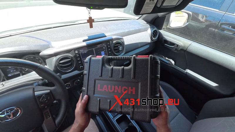 launch x431 crp919e bt review test on a 2023 tacoma misfire case 1