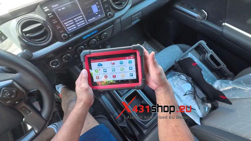 launch x431 crp919e bt review test on a 2023 tacoma misfire case 2