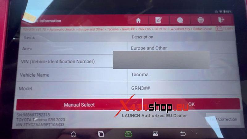 launch x431 crp919e bt review test on a 2023 tacoma misfire case 3