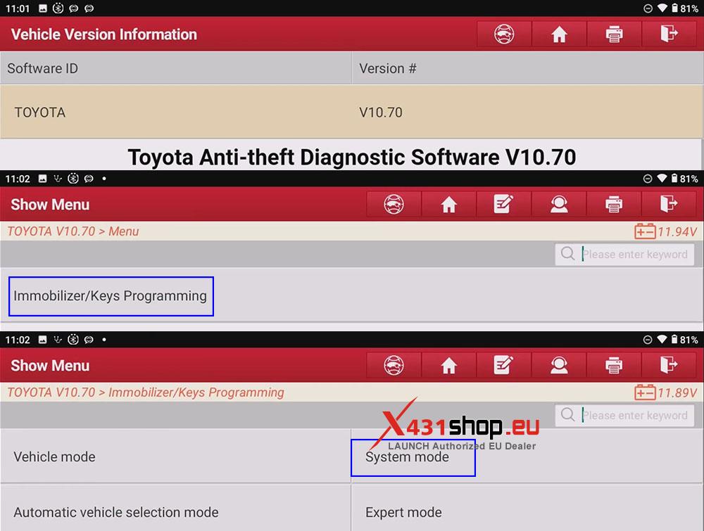 LAUNCH X431 IMMO PLUS Add Keys for 2023 Toyota Venza (4) LAUNCH X431 IMMO PLUS Add Keys for 2023 Toyota Venza (4)