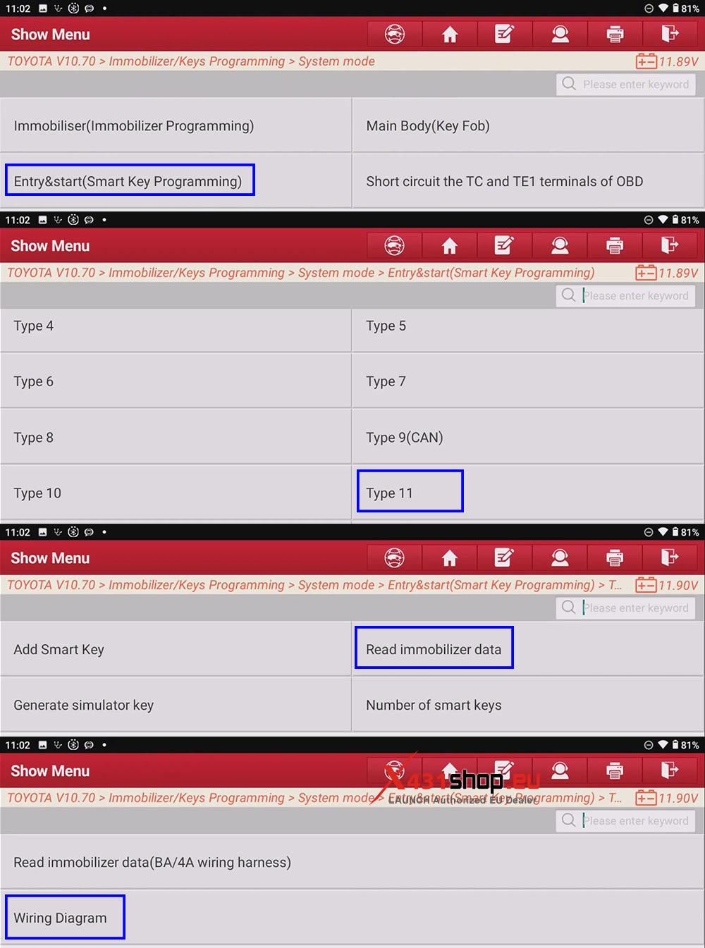LAUNCH X431 IMMO PLUS Add Keys for 2023 Toyota Venza (5) LAUNCH X431 IMMO PLUS Add Keys for 2023 Toyota Venza (5)